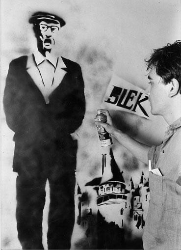 El artista Blek le Rat.