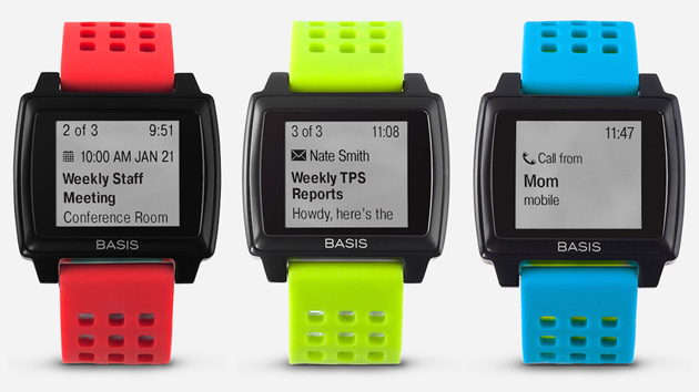 Smartwatch-style notifications on the Basis Peak