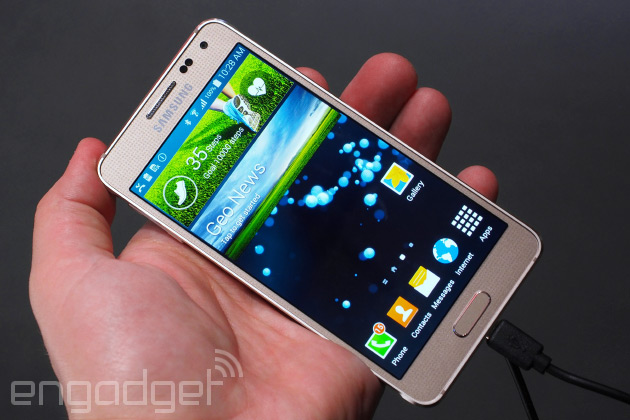 The Samsung Galaxy Alpha is smaller, lighter and more elegant than the GS5