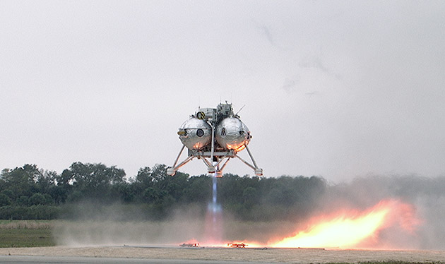 photo of Watch NASA's Morpheus take to the air - then make a smooth landing image