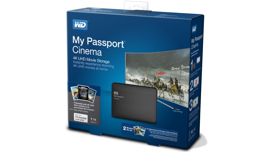 photo of 1TB My Passport Cinema drive puts 4K Ultra HD movies in your pocket image