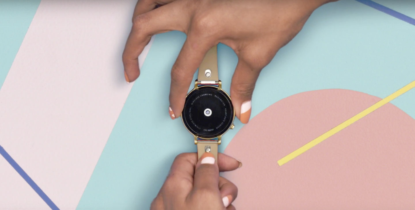 Google's Mode Android Wear bands snap on for easy changes