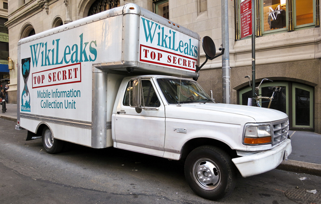 WikiLeaks truck