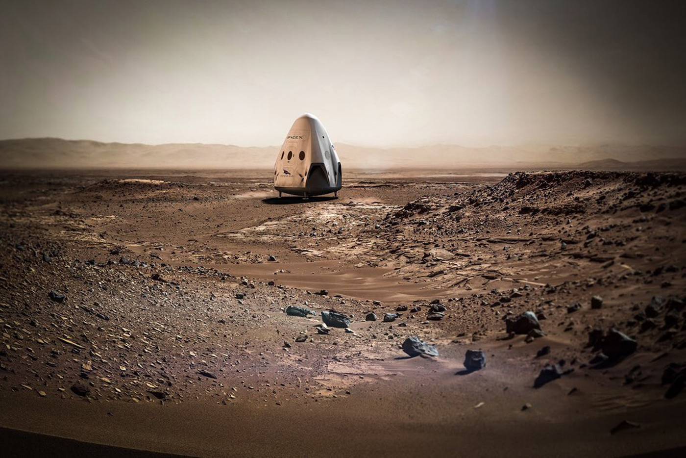 SpaceX wants to land on Mars as early as 2018