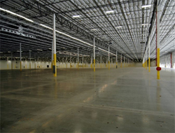 Interior shot of Tesla's new leased space in Lathrop, CA.
