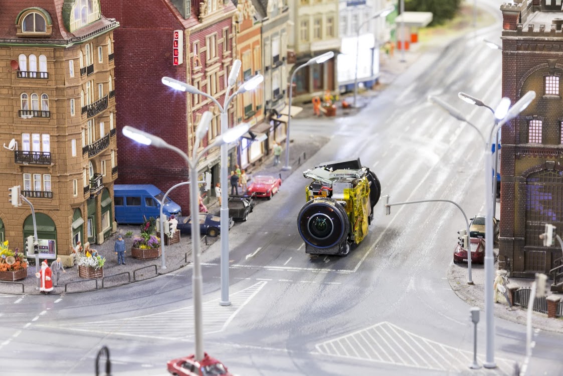 Google uses tiny cameras to capture adorable mini Street View
