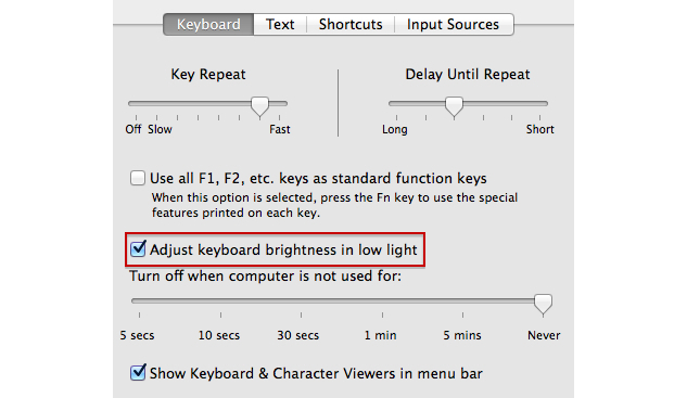 remap keyboard for volume and screen brightness