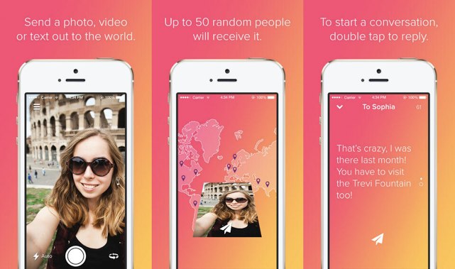 photo of This app will send your photos to 50 people you've never met image