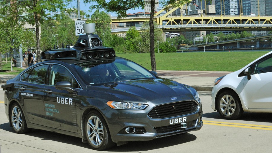 Uber shows off its first self-driving car