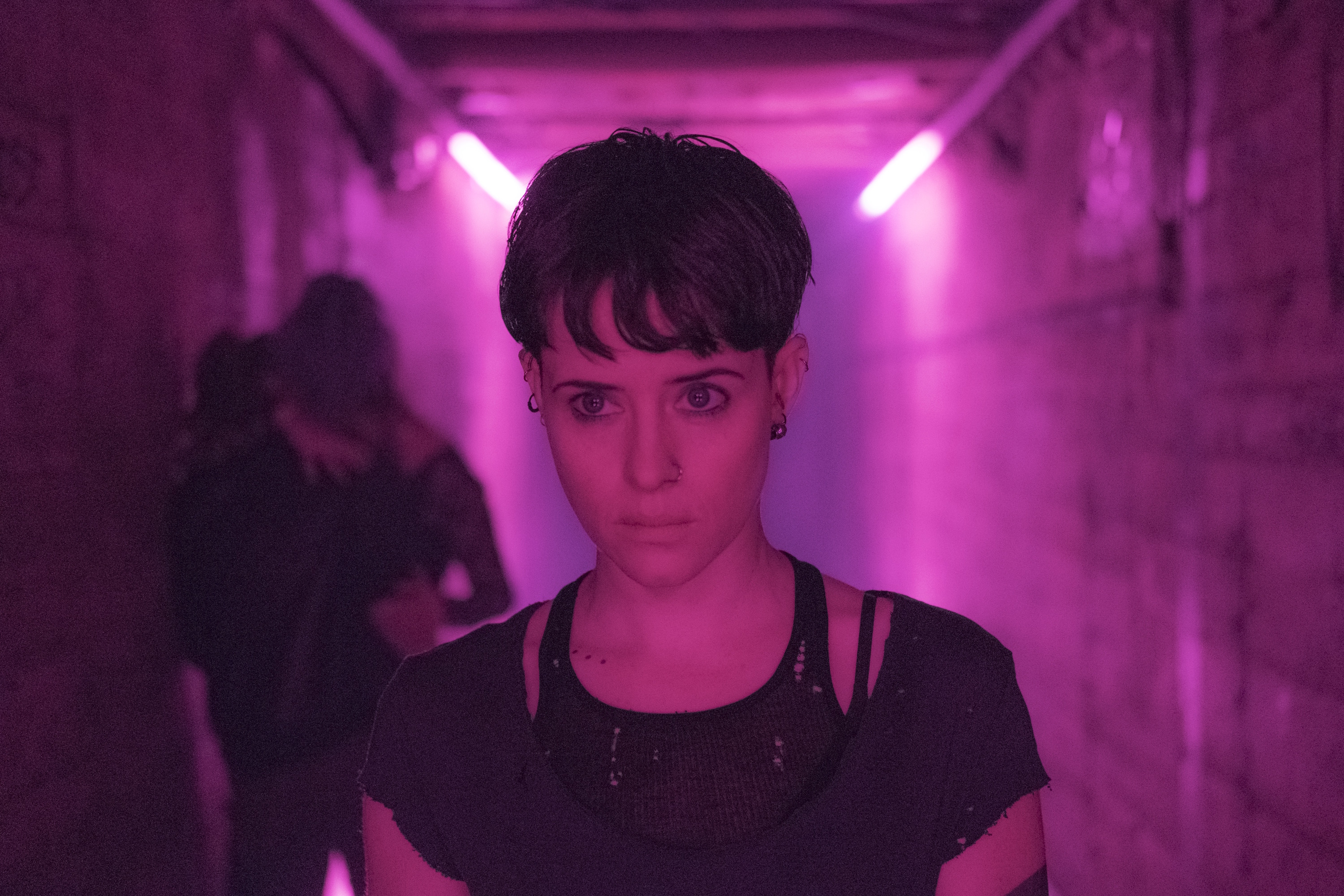 Lisbeth Salander (Claire Foy) in Columbia Pictures' THE GIRL IN THE SPIDER'S WEB.
