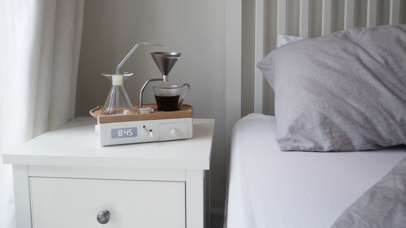 Barisieur's coffee-brewing alarm clock might actually happen