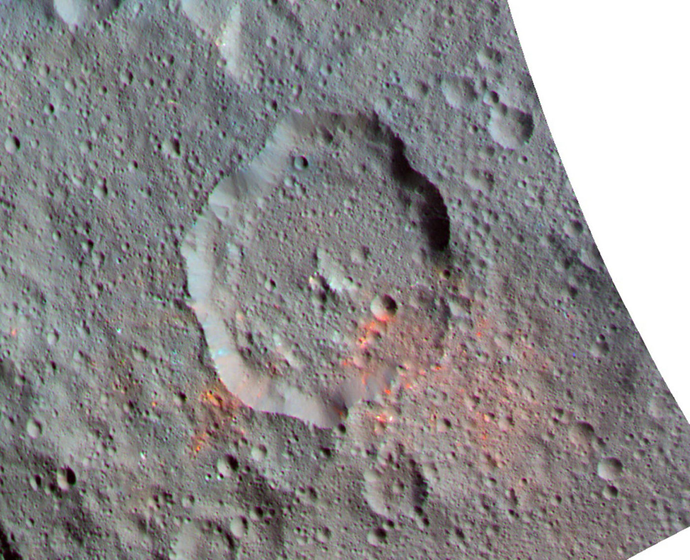 photo of Dawn probe spots organic materials on dwarf planet Ceres image