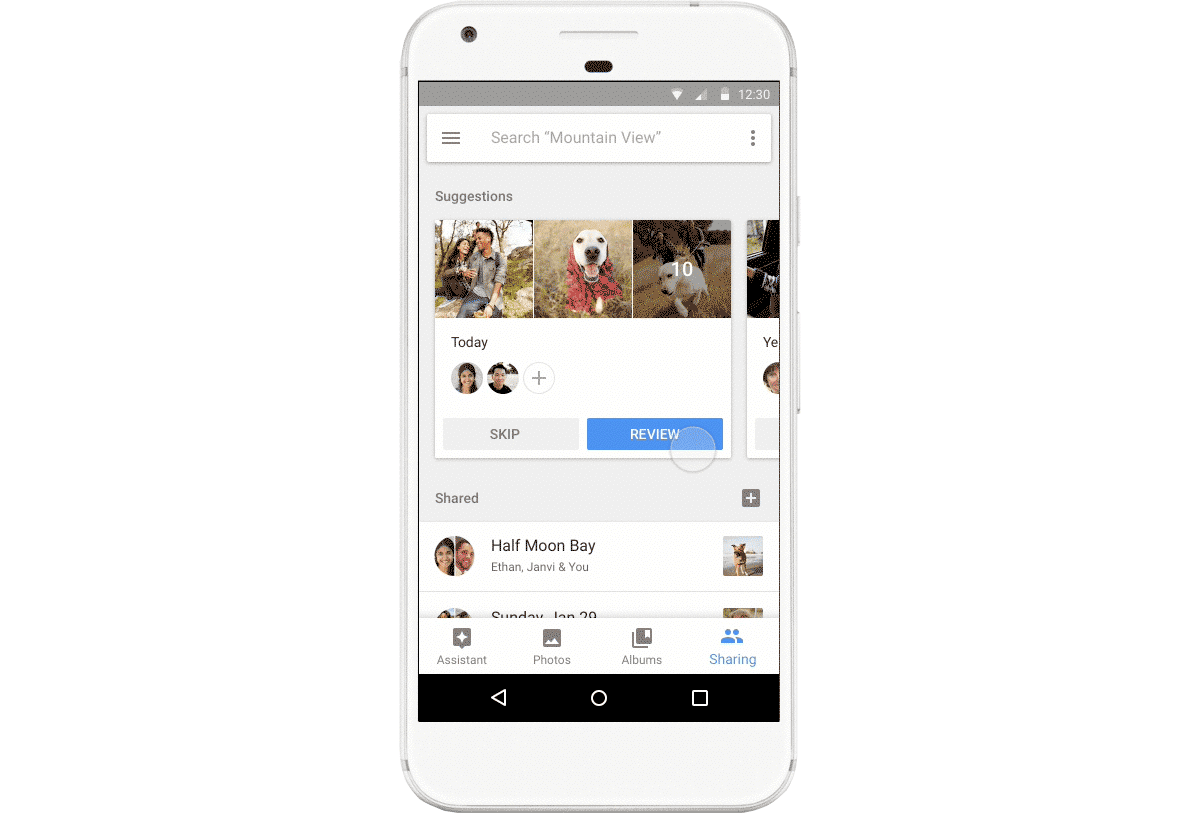 google photo 的 ai 分享功能上线啰!