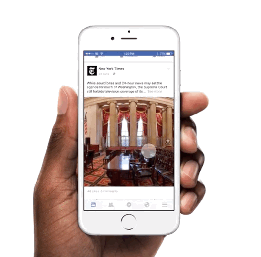 Facebook&#039;s 360-degree photos invade your News Feed tomorrow