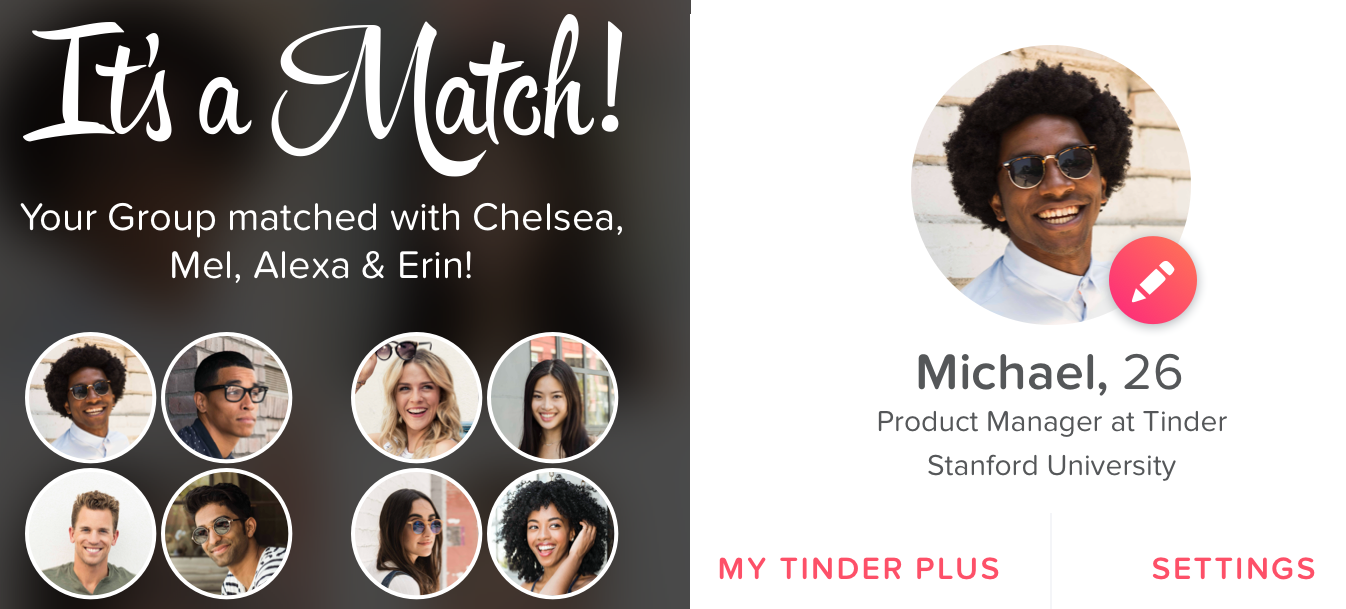 Tinder Social is a new feature for finding friends to hang with