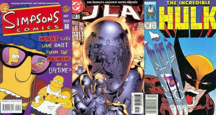 cliche comic book covers, reflection comic book cover