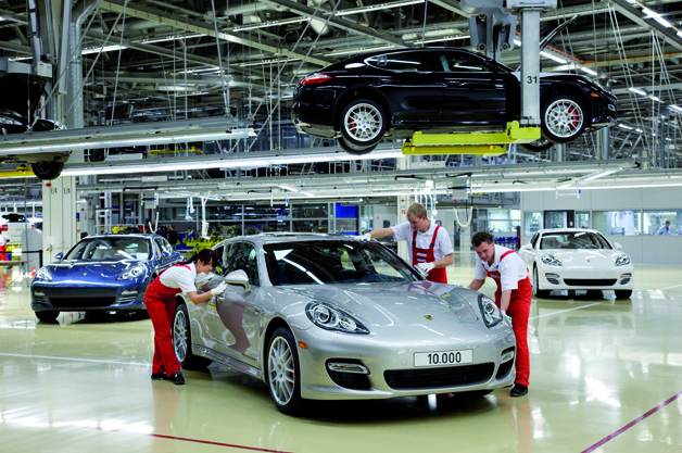 Porsche Panamera production
