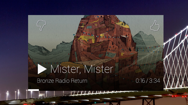 Pandora internet radio app for Google Glass