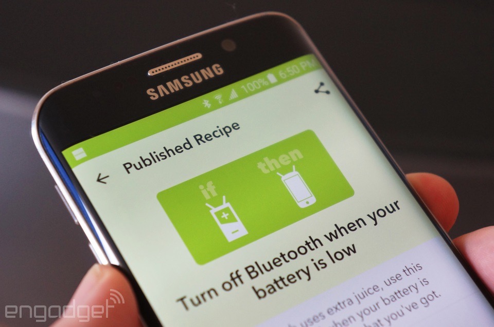IF for Android with a battery recipe