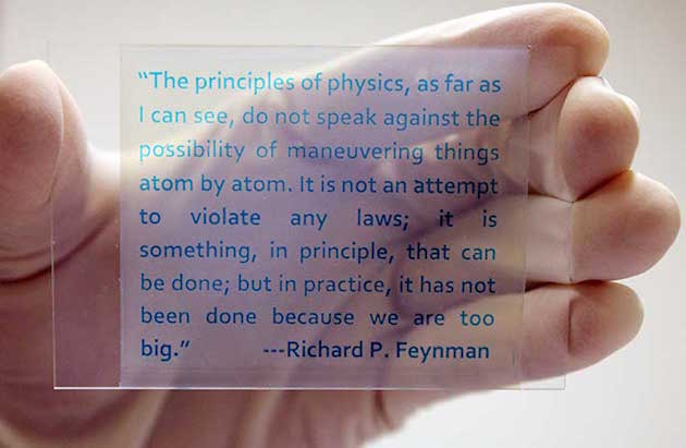 Scientist's new rewriteable 'paper' is actually made of glass or plastic
