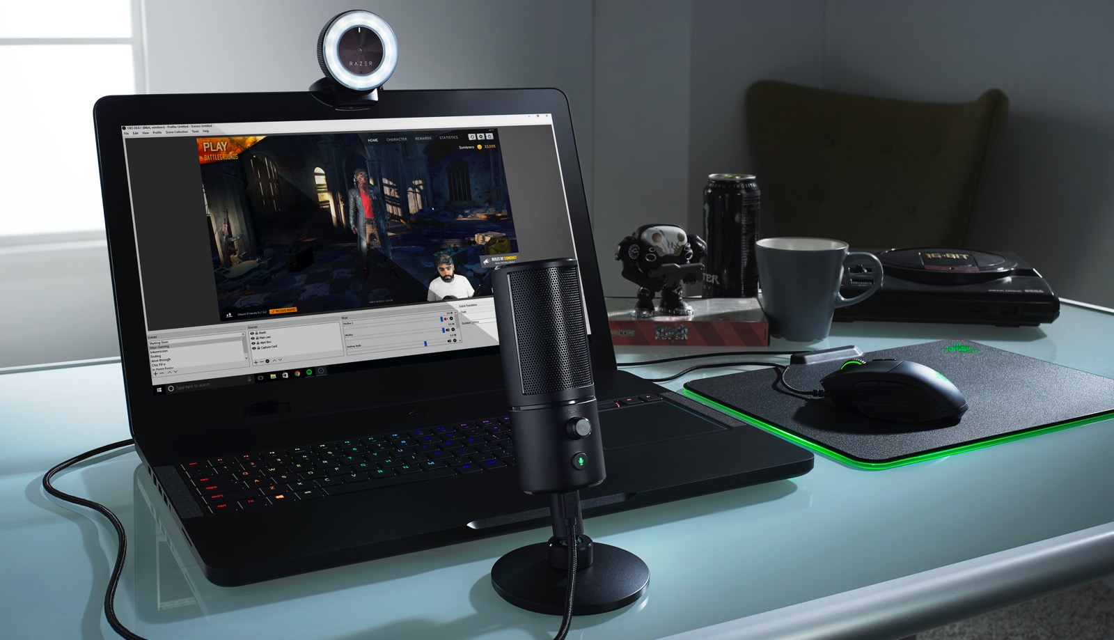 Razer 推出主攻游戏直播市场的kiyo 摄影机与seiren X 麦克风 最新数码产品和科技资讯