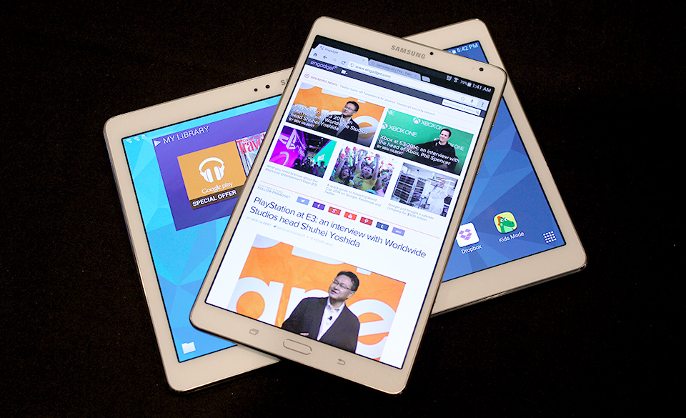 Up close and personal with Samsung's vibrant Galaxy Tab S