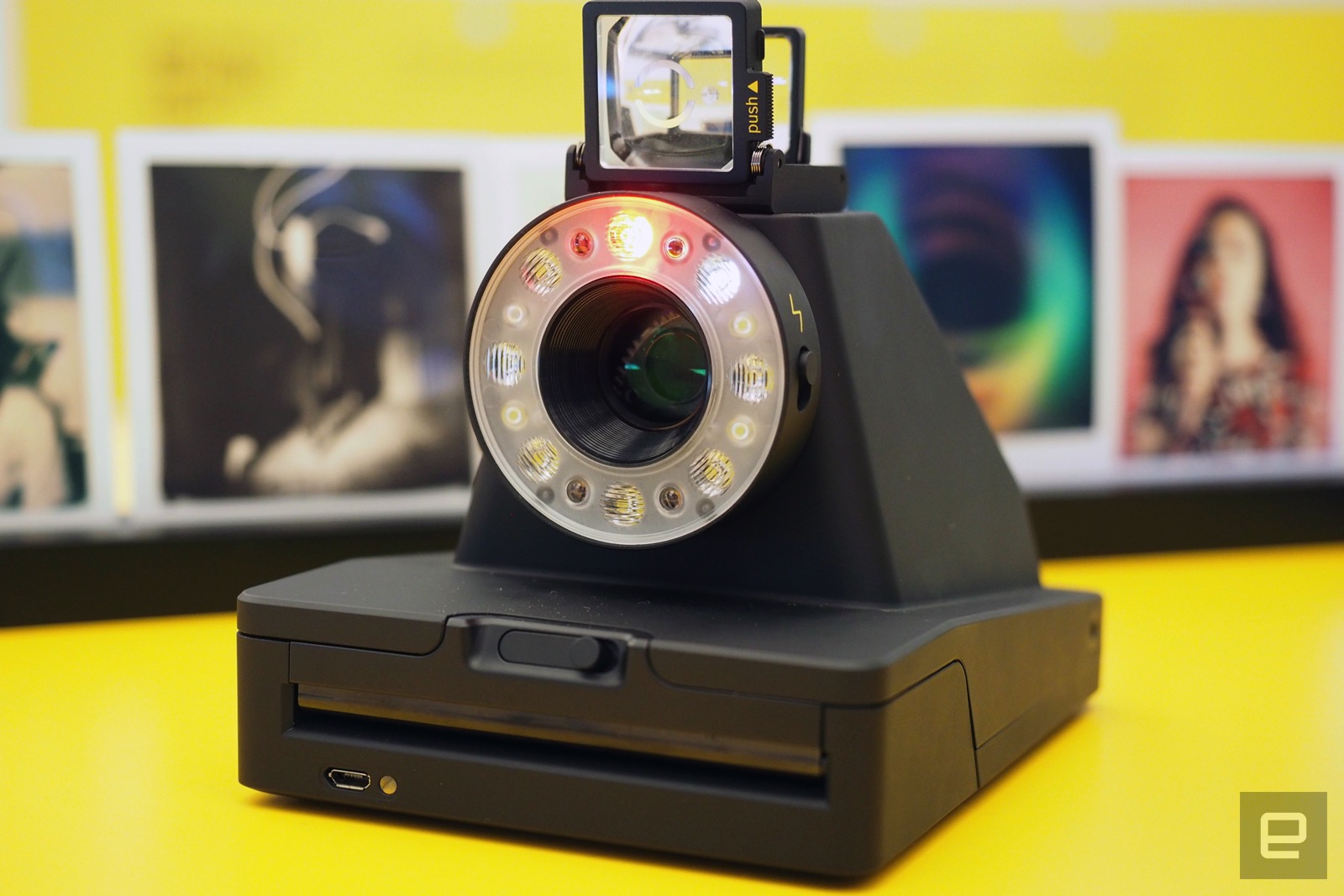 An instant camera with a modern take on retro photography