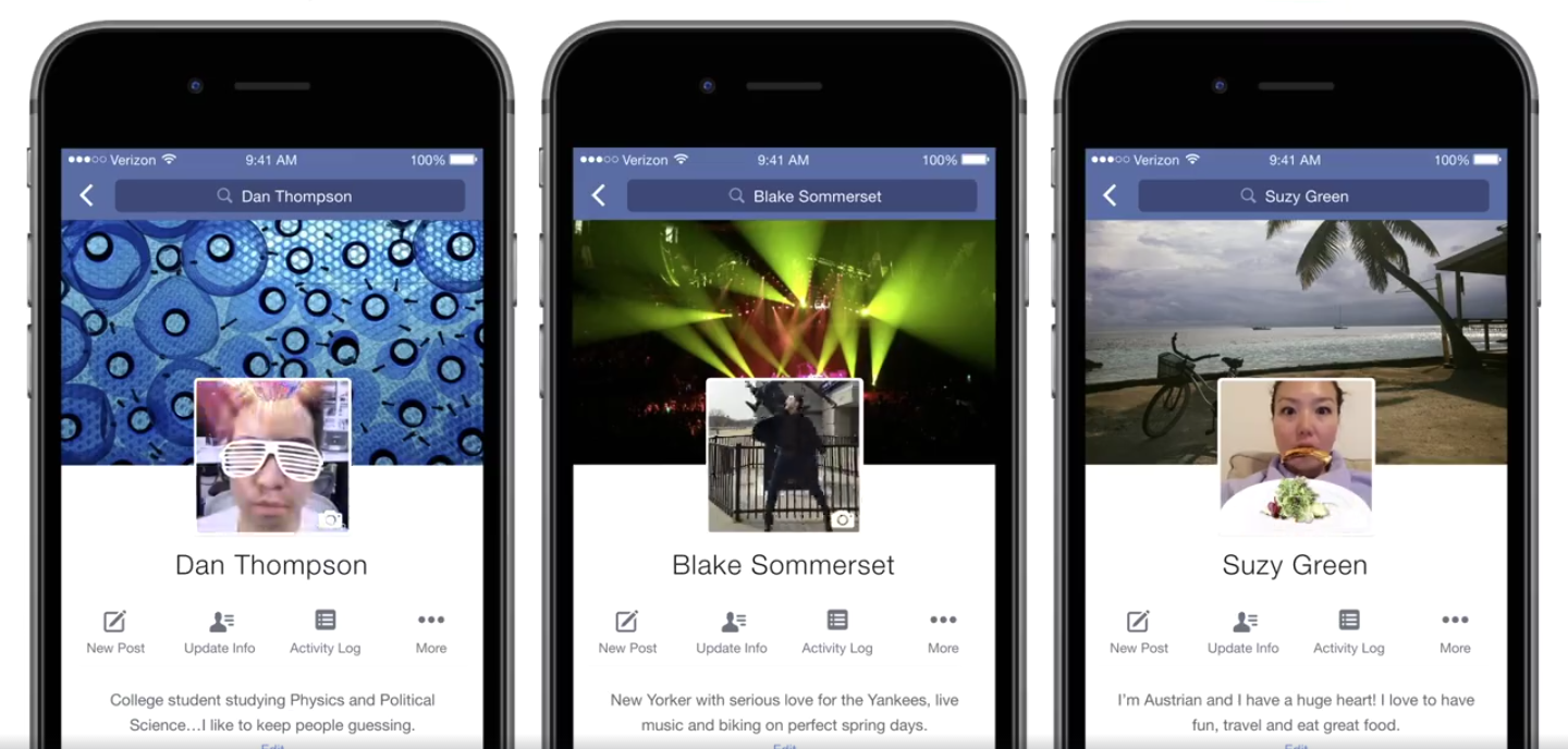 Create Facebook profile videos with Vine, Boomerang and more