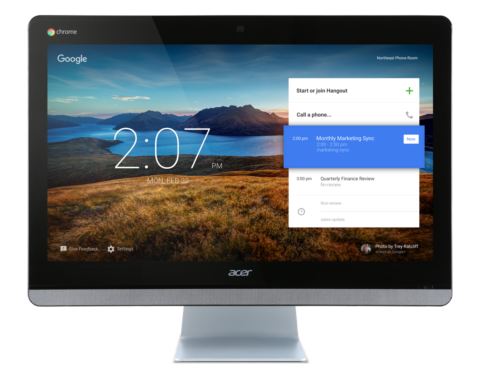Acer Chromebase is an all-in-one video conference system