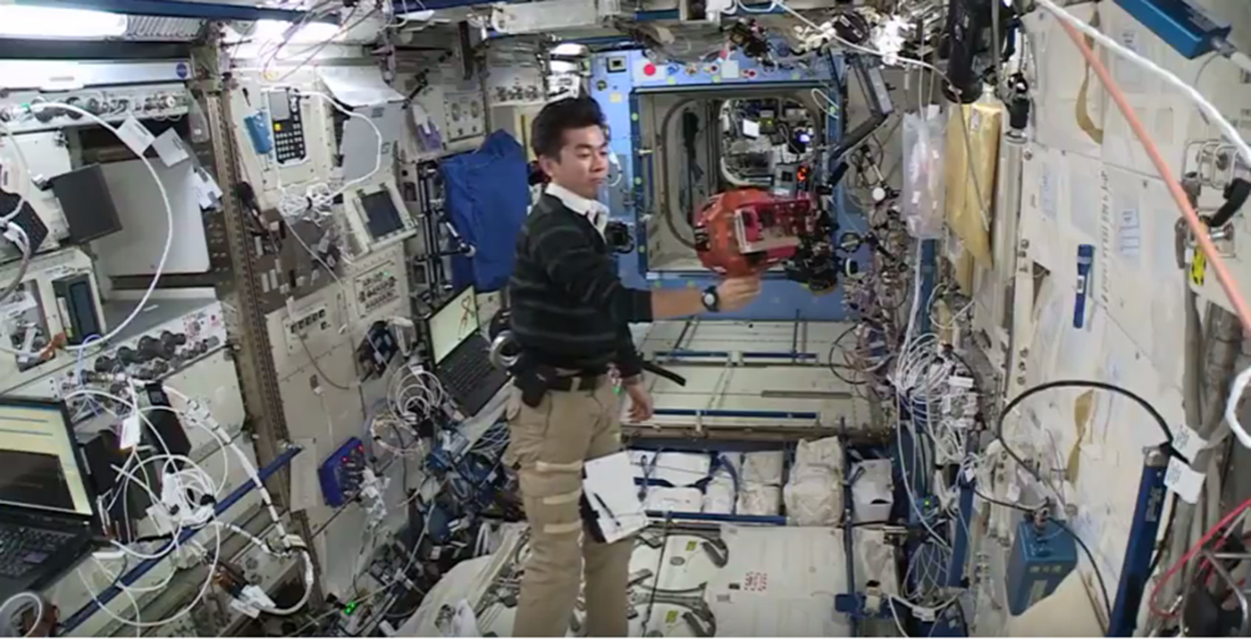 Space drone learns how to see with one eye in zero-G