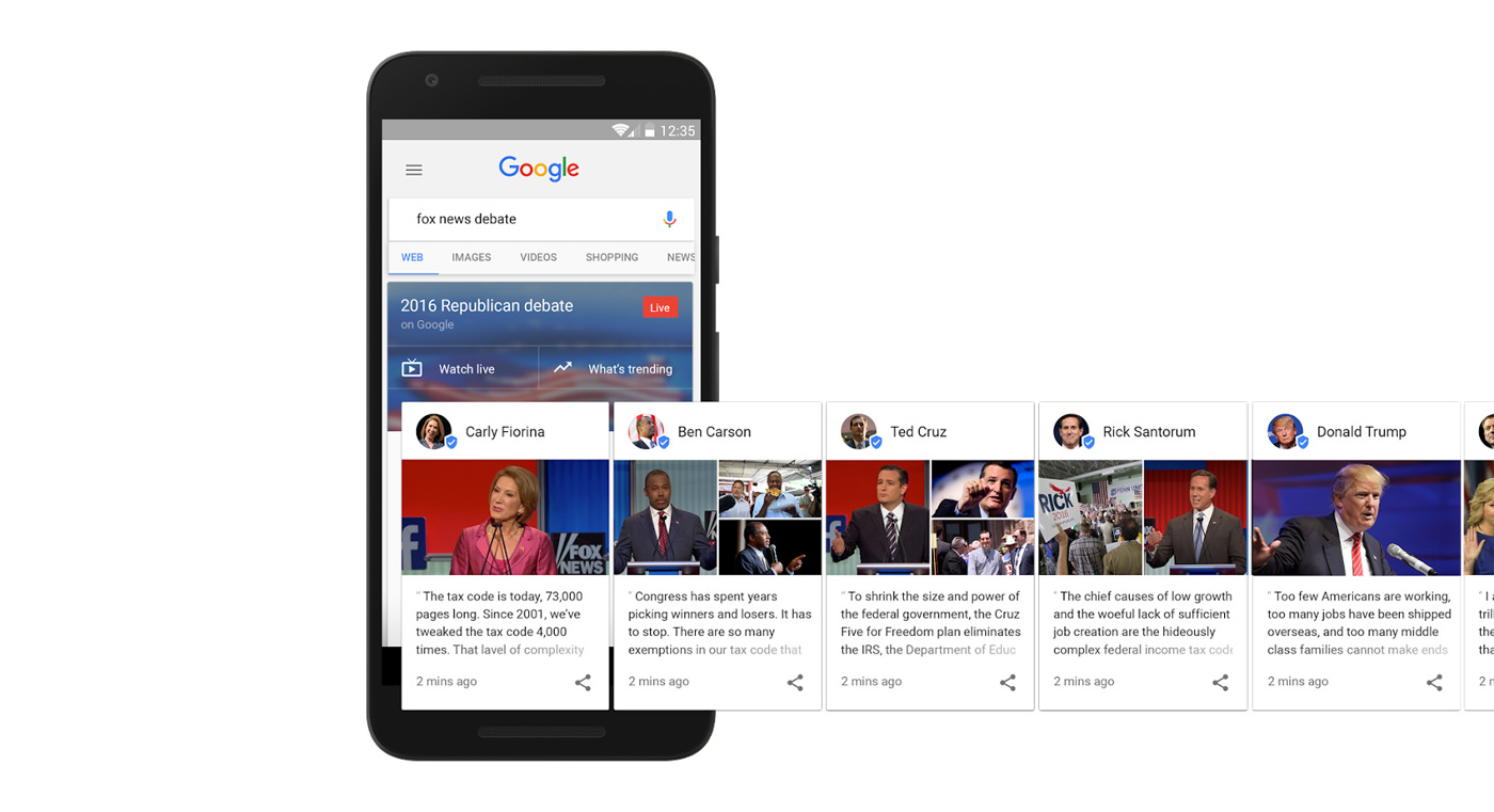 Google helps you hear directly from presidential candidates