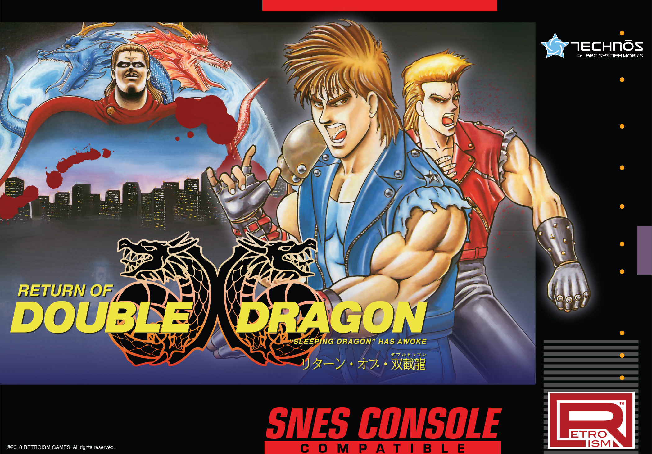 photo of Japan-only 'Double Dragon' game comes to the Super NES this summer image