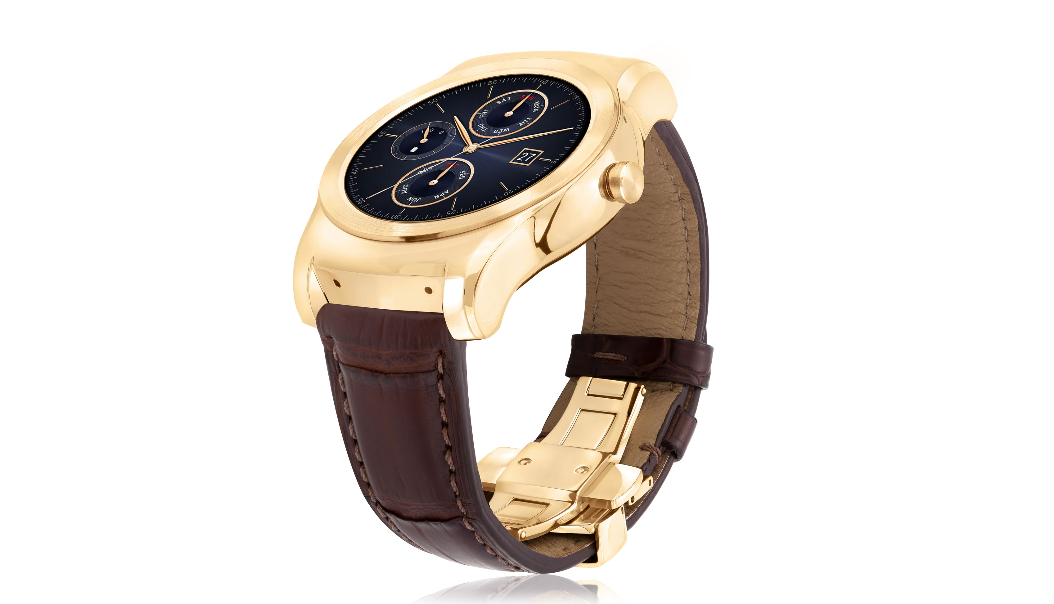 photo of LG dresses its luxury smartwatch in a gold suit image