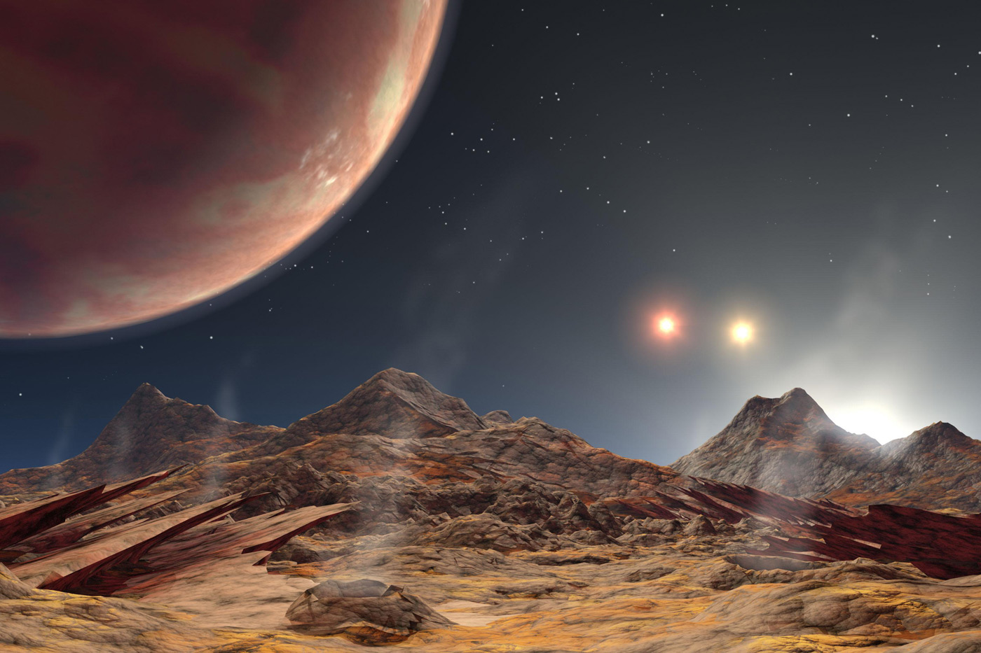 Scientists find rare 3-star system with a hot Jupiter-like planet