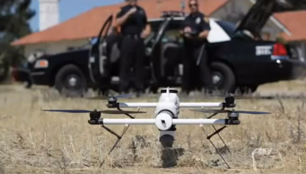 North Dakota cops use a drone to nab three suspects in a cornfield
