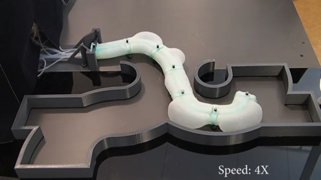 photo of MIT's soft robotic tentacle can squeeze into tight spots (video) image