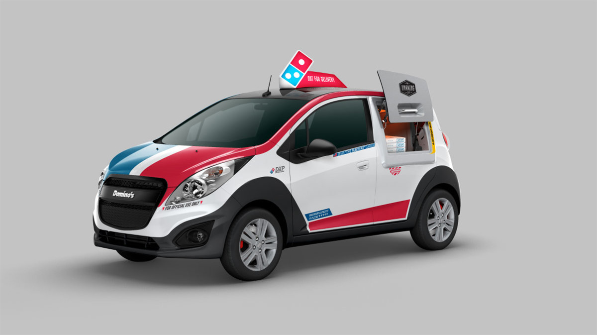 Domino&#039;s built a pizza delivery car with its own oven
