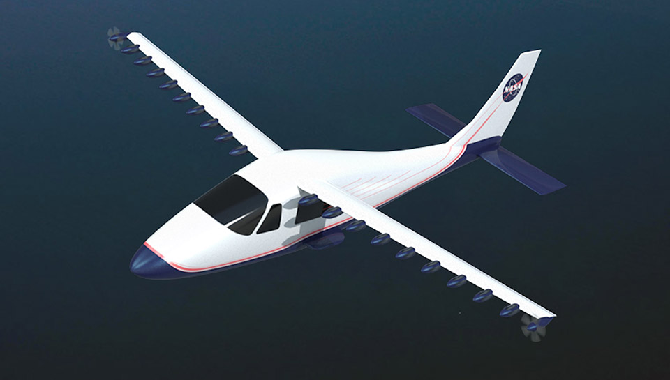 NASA is testing its far-out electric plane concept