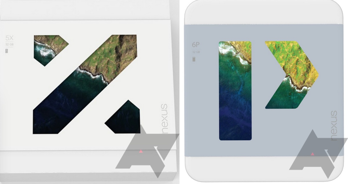 Nexus &#039;5X&#039; and &#039;6P&#039; boxes leak out ahead of Google&#039;s Android event