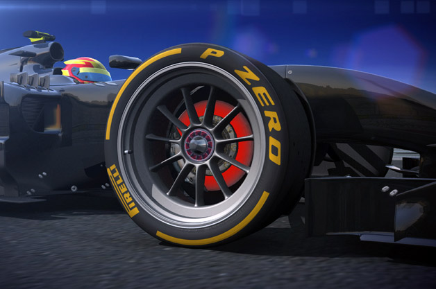 Pirelli's 18-inch F1 tire design