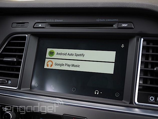 Taking a spin in the first car with Android Auto