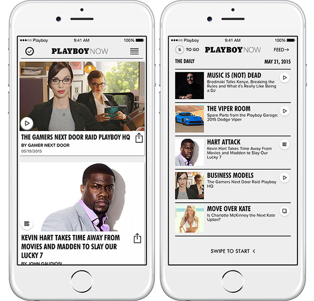 SFW 'Playboy Now' app is only here for the articles