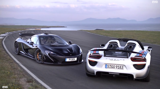 Evo McLaren vs Porsche