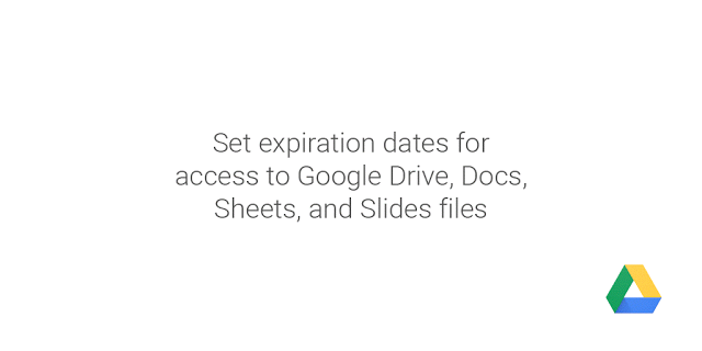 现在你可以为 Google Docs 文件设下分享期限