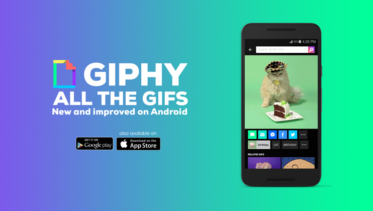 Giphy brings its image search app to Android