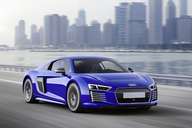 Audi's R8 e-tron electric supercar can now drive itself