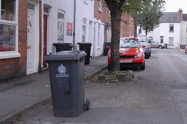 The wheelie bin that led to police being called