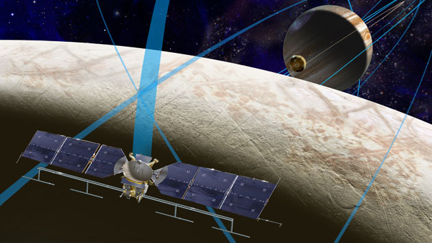 A future NASA probe orbits Europa