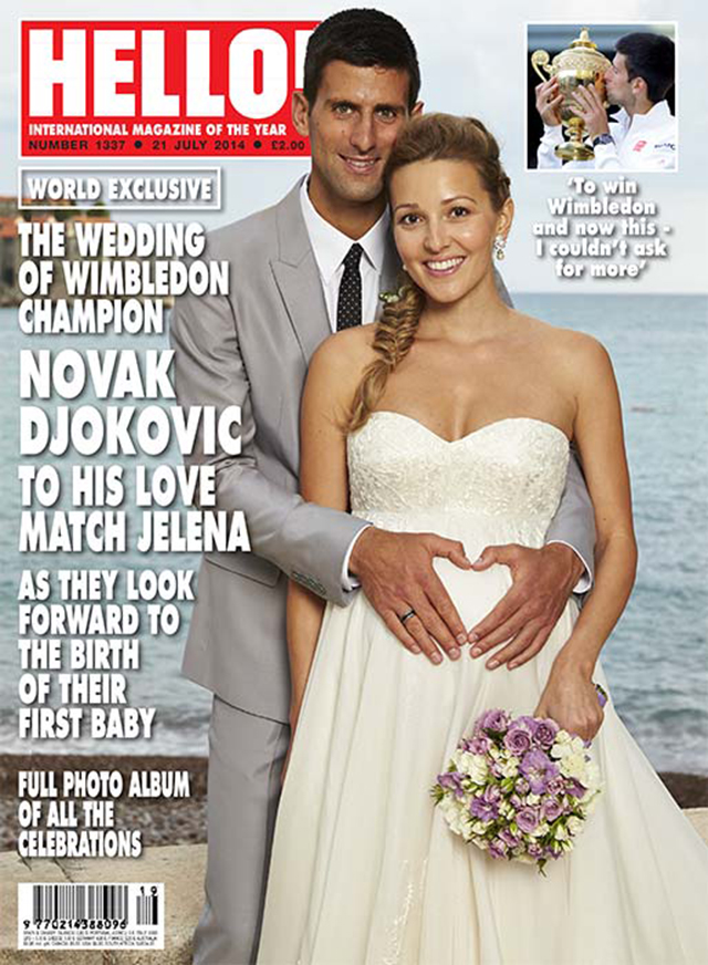 Novak Djokovic Marries Pregnant Girlfriend Jelena Ristic After