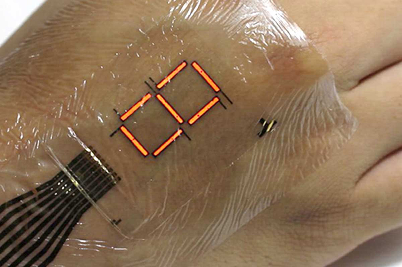 Extra-thin LEDs put a screen on your skin